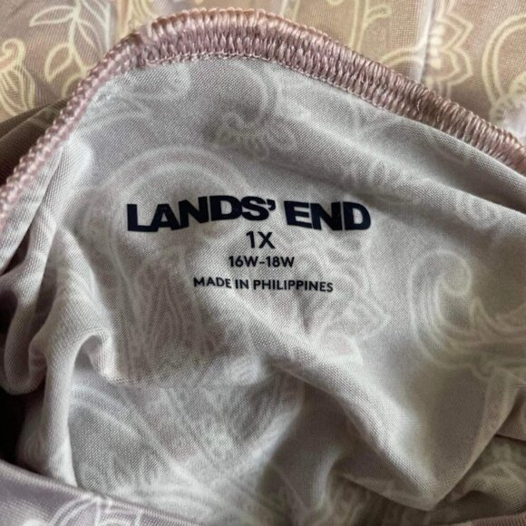 Lands' End Size 1X  Top Blouse - Picture 4 of 5